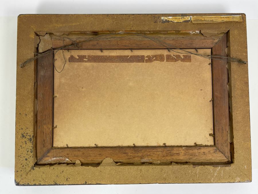 Vintage Religious Print Of Virgin Mary With Baby Jesus In Vintage Frame 15.5 X 11 [Photo 12]