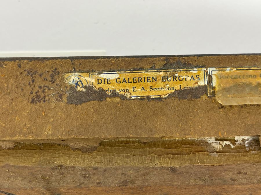 Vintage Religious Print Of Virgin Mary With Baby Jesus In Vintage Frame 15.5 X 11 [Photo 14]