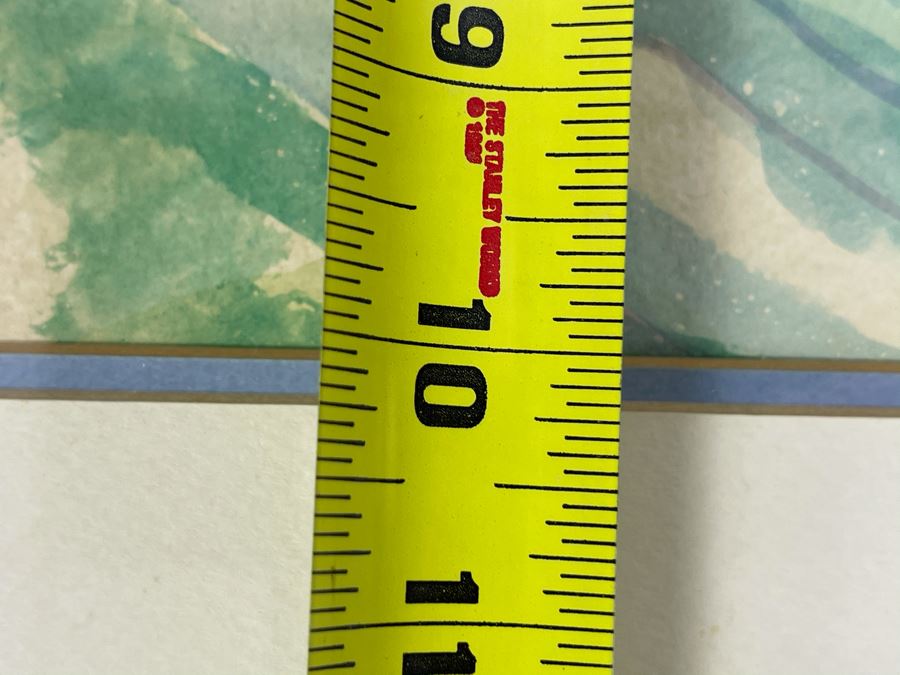 Framed Original Watercolor Painting - Unknown Artist 14.5 X 10 [Photo 8]