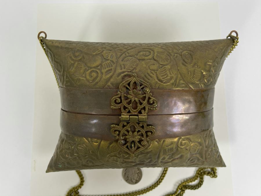 Vintage Brass Handbag Made In India [Photo 3]