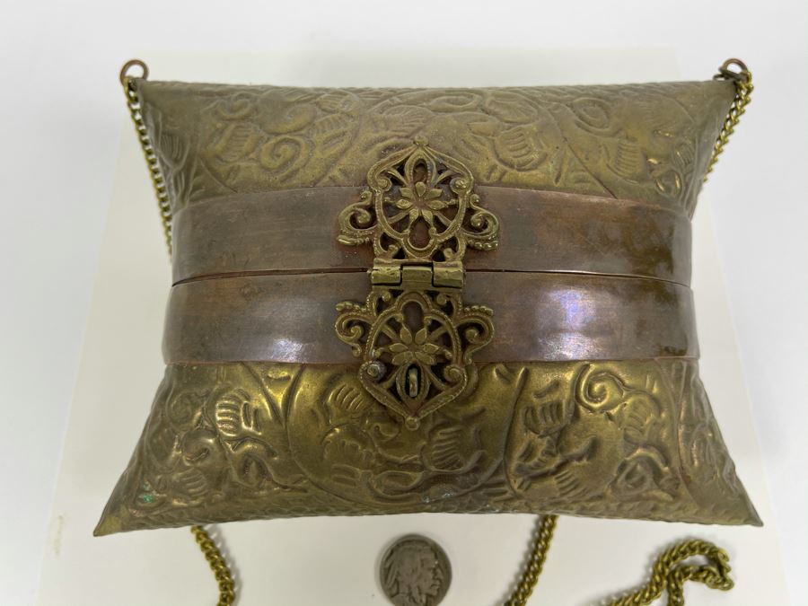Vintage Brass Handbag Made In India [Photo 2]