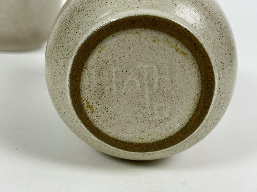 Mid-Century Modern Edith Heath Ceramics Salt And Pepper Shakers 4H [Photo 6]