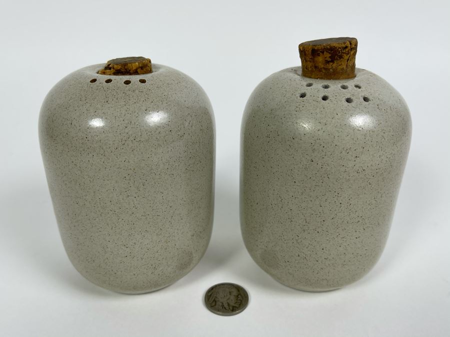 Mid-Century Modern Edith Heath Ceramics Salt And Pepper Shakers 4H [Photo 1]