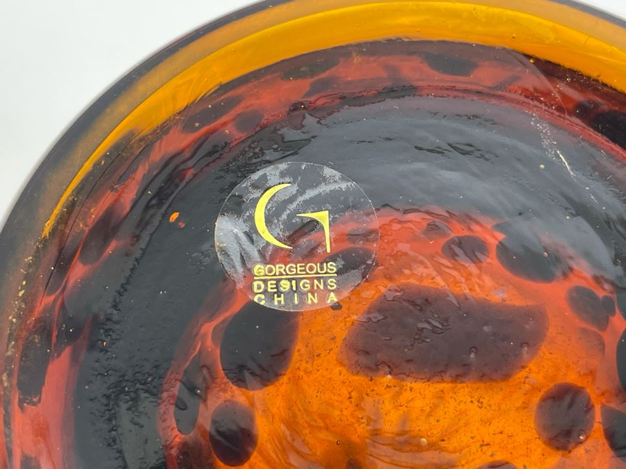 Gorgeous Designs Glass Vase 11.5H [Photo 5]