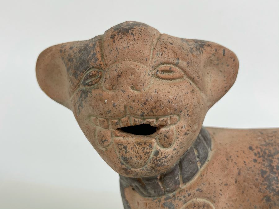 Mexican Pottery Dog Sculpture 7W X 3D X 5.5H [Photo 3]