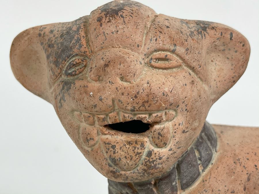 Mexican Pottery Dog Sculpture 7W X 3D X 5.5H [Photo 5]