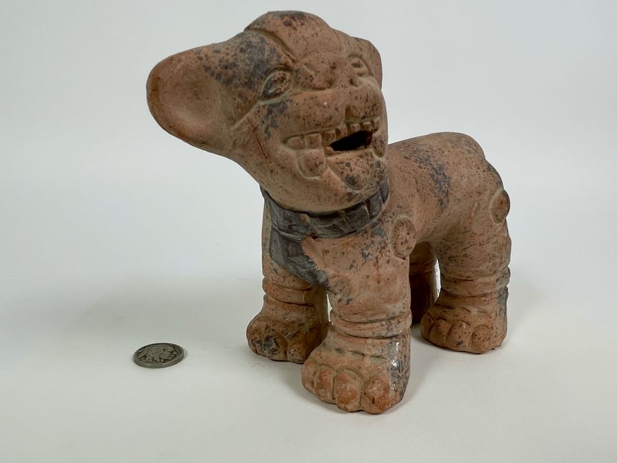 Mexican Pottery Dog Sculpture 7W X 3D X 5.5H [Photo 6]