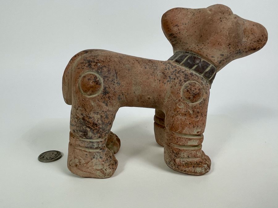 Mexican Pottery Dog Sculpture 7W X 3D X 5.5H [Photo 7]