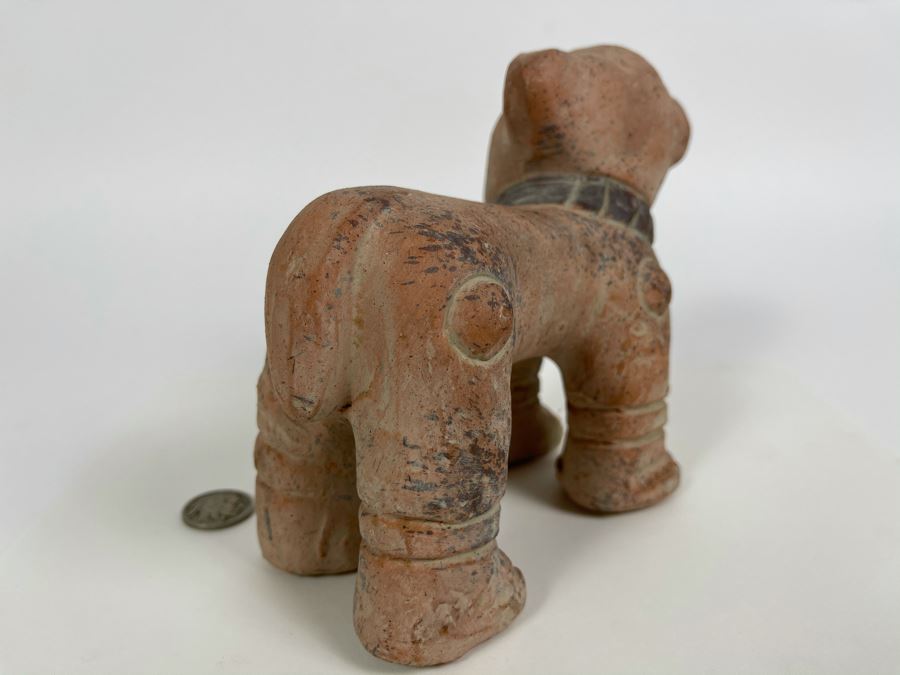 Mexican Pottery Dog Sculpture 7W X 3D X 5.5H [Photo 9]