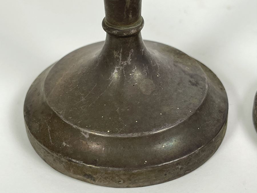 Pair Of Vintage Sterling Silver Vases 7H And 8H [Photo 5]