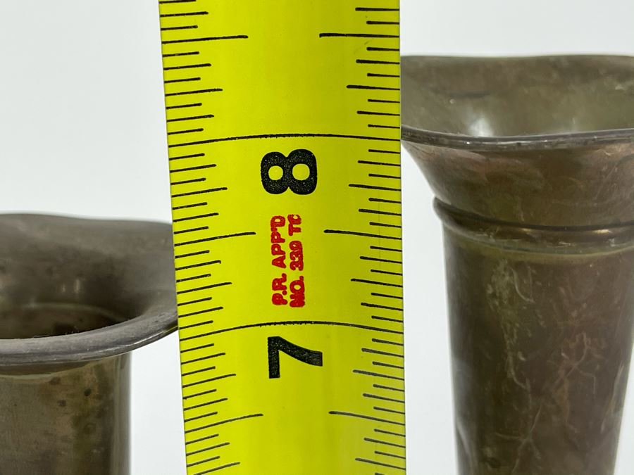 Pair Of Vintage Sterling Silver Vases 7H And 8H [Photo 7]