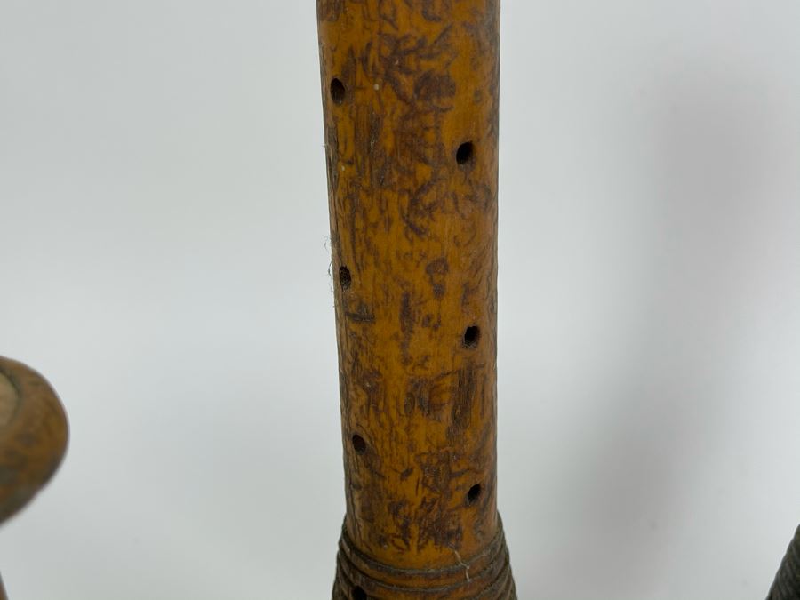 Collection Of Vintage Industrial Wooden Yarn Spools 12H - 5H [Photo 4]