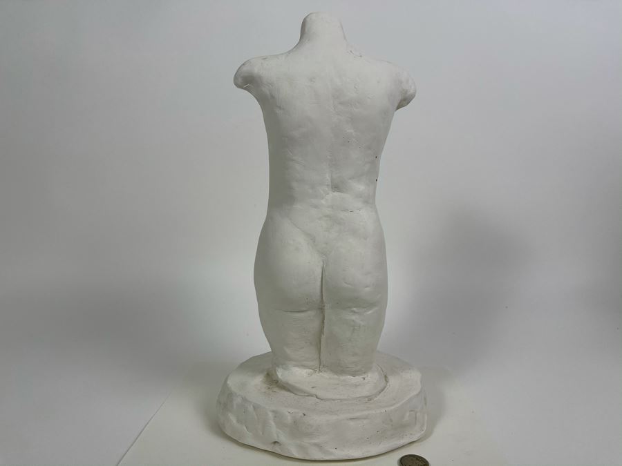 Original Plaster Nude Figure Sculpture Signed Joyzelle 95 7.5W X 13H [Photo 5]