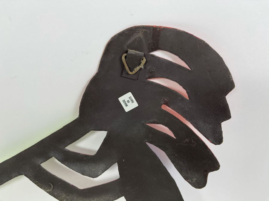 Colorful Metal Enamel Wall Hanging Made In Haiti 8W X 13H [Photo 3]