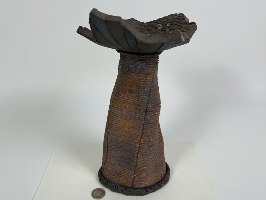 Mid-Century Modern Signed Pottery 5.5W X 10H [Photo 8]