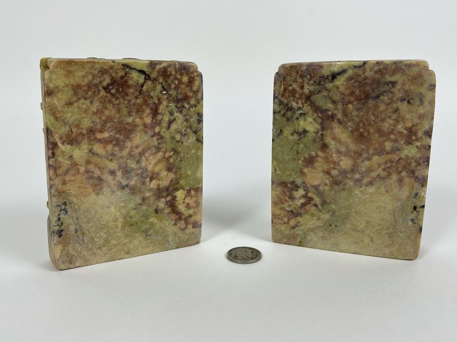 Vintage Chinese Relief Carved Soapstone [Photo 7]