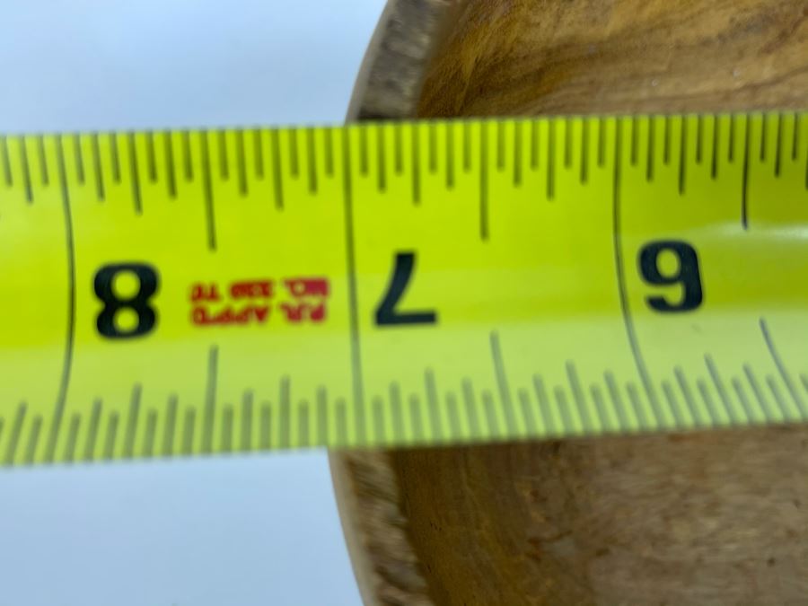 Signed Artisan Black Acacia Bowl By Nan Bushley 7W X 5H [Photo 9]