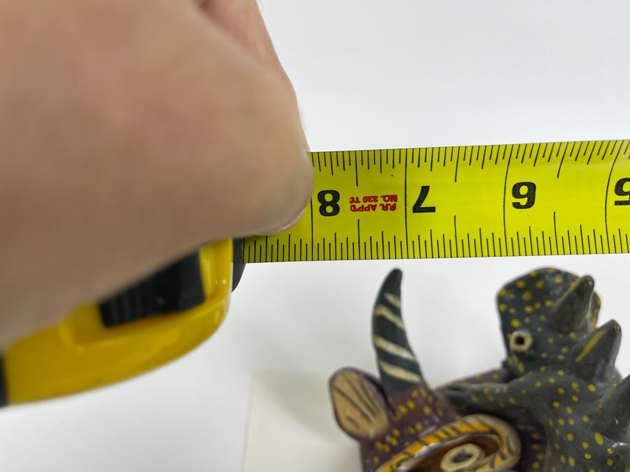 Vintage Handpainted Pottery Mask 8W X 7H [Photo 9]