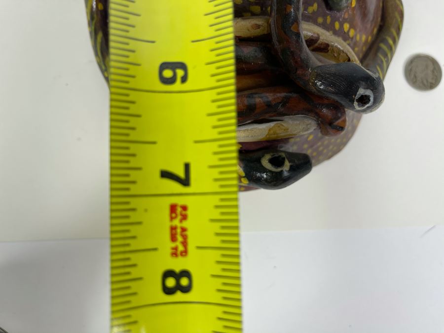 Vintage Handpainted Pottery Mask 8W X 7H [Photo 11]