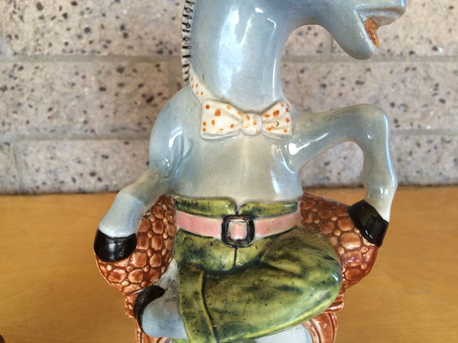 Political Donkey and Elephant Red Wine Decanters Made in Italy [Photo 6]