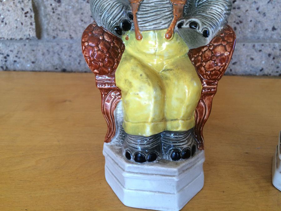 Political Donkey and Elephant Red Wine Decanters Made in Italy [Photo 4]