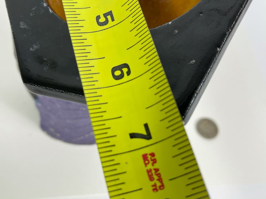 Unusual Pottery Vase 7W X 7H [Photo 11]