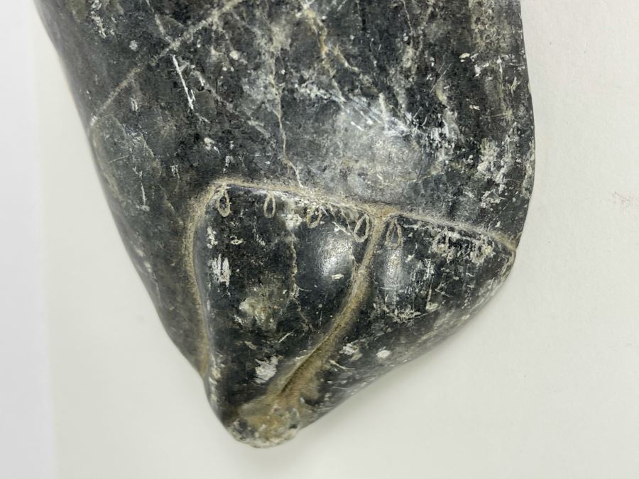 Old Native American Stone Carving Of Child In Papoose 3.5W X 7H X 1.5D [Photo 7]