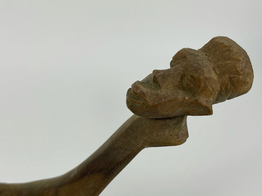 Carved Wooden Three-Foot Collapsible Stand [Photo 4]