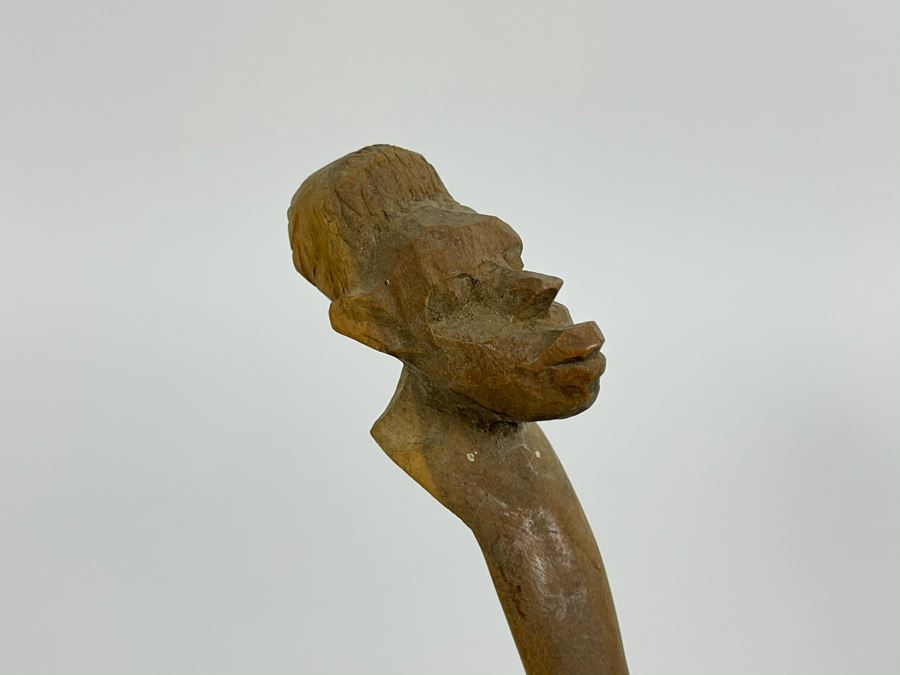 Carved Wooden Three-Foot Collapsible Stand [Photo 3]