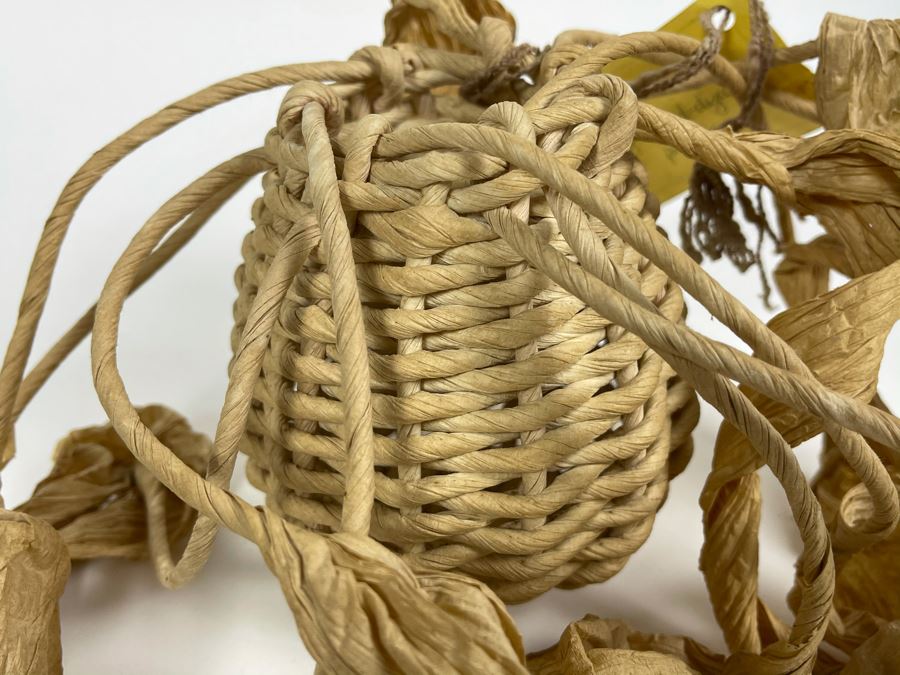 Erica Raspberry Handwoven Basket Jerome Arizona 11W X 6H [Photo 8]