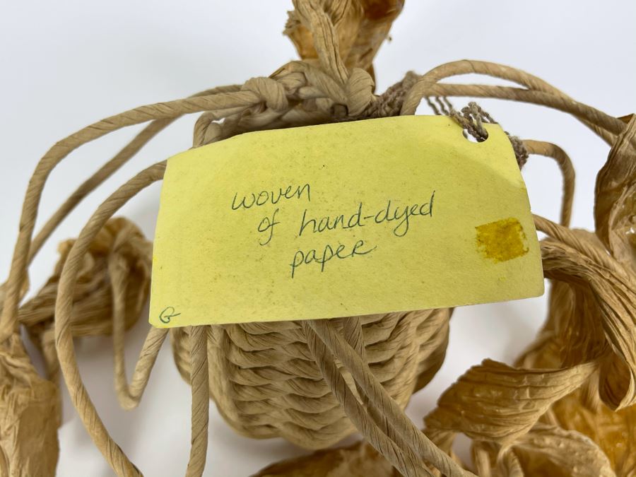 Erica Raspberry Handwoven Basket Jerome Arizona 11W X 6H [Photo 5]