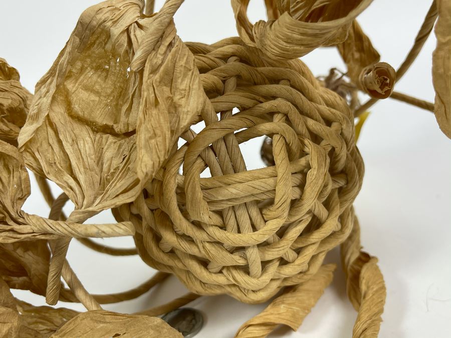 Erica Raspberry Handwoven Basket Jerome Arizona 11W X 6H [Photo 9]