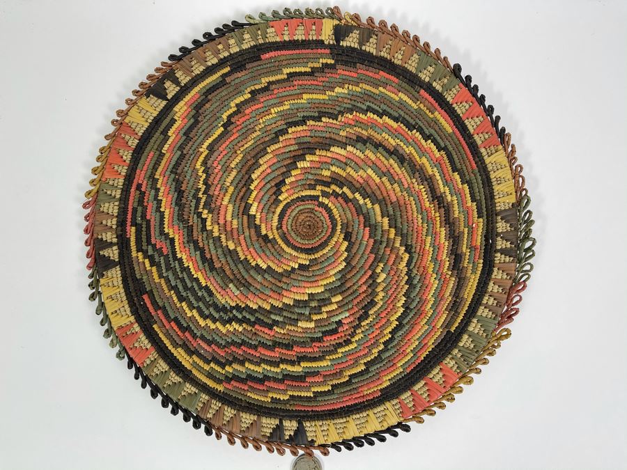 Colorful Woven Swirl Plate 12R [Photo 1]