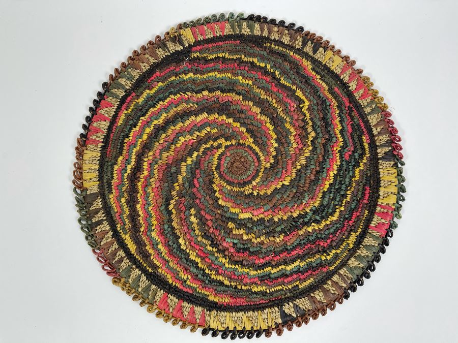 Colorful Woven Swirl Plate 12R [Photo 4]