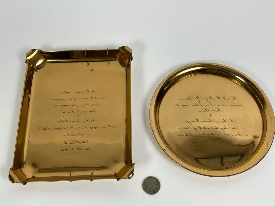 Pair Of Copper Engravings From Dempsey & Carroll New York [Photo 2]