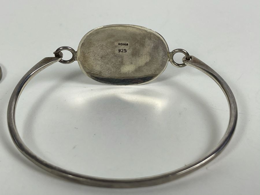 JUST ADDED - Sterling Silver Bracelet Signed SOMA 9.6g [Photo 4]