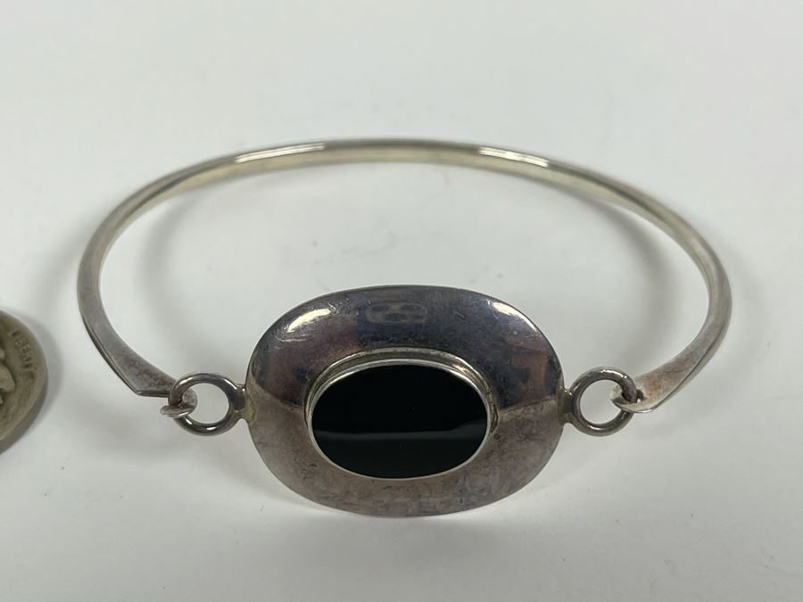 JUST ADDED - Sterling Silver Bracelet Signed SOMA 9.6g [Photo 3]