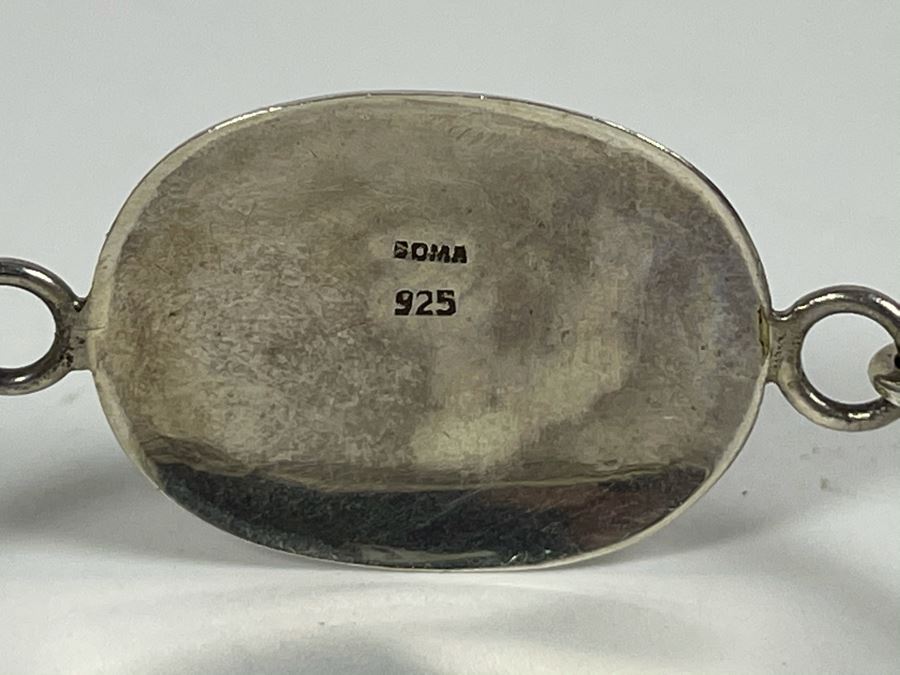 JUST ADDED - Sterling Silver Bracelet Signed SOMA 9.6g [Photo 7]