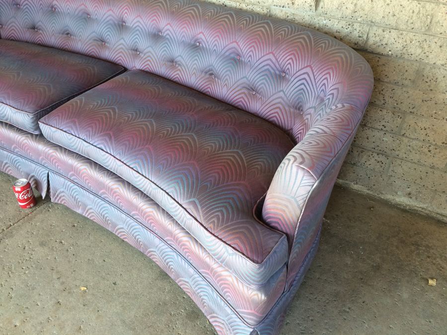 Beautifully Curved Elegant Mid-Century Sofa [Photo 3]