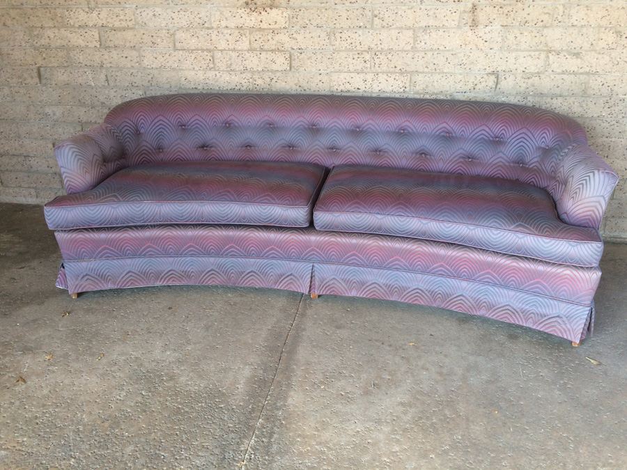 Beautifully Curved Elegant Mid-Century Sofa [Photo 1]
