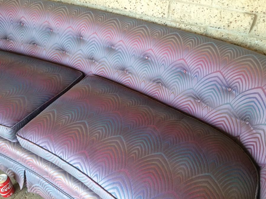 Beautifully Curved Elegant Mid-Century Sofa [Photo 4]