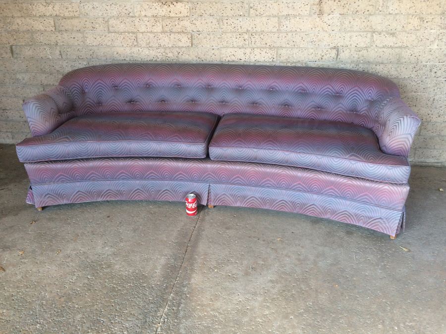 Beautifully Curved Elegant Mid-Century Sofa [Photo 2]