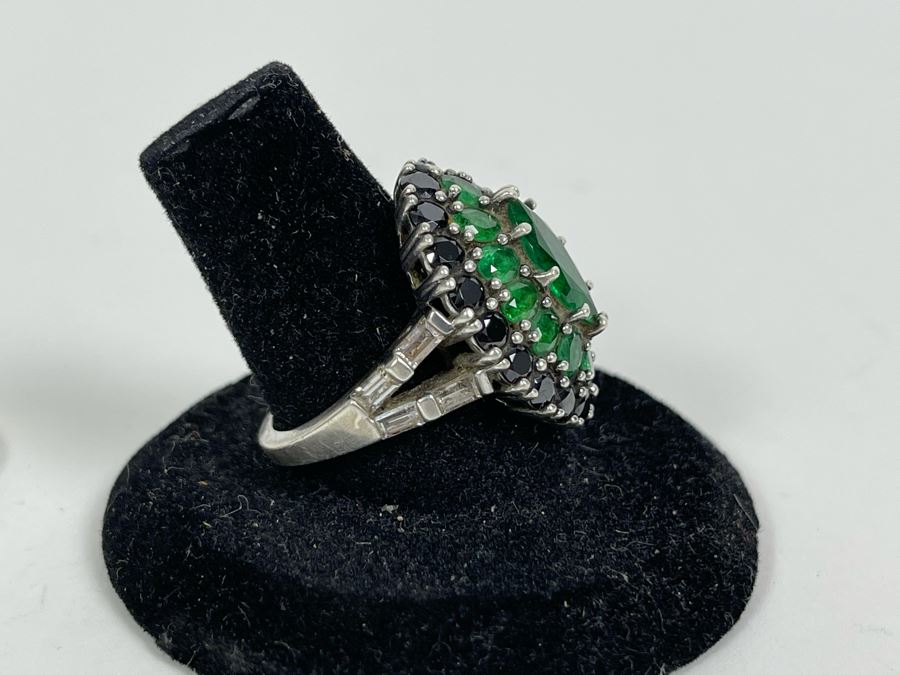 Sterling Silver Ring Size 8.5 9g [Photo 4]