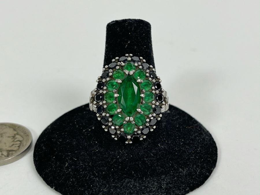 Sterling Silver Ring Size 8.5 9g [Photo 2]