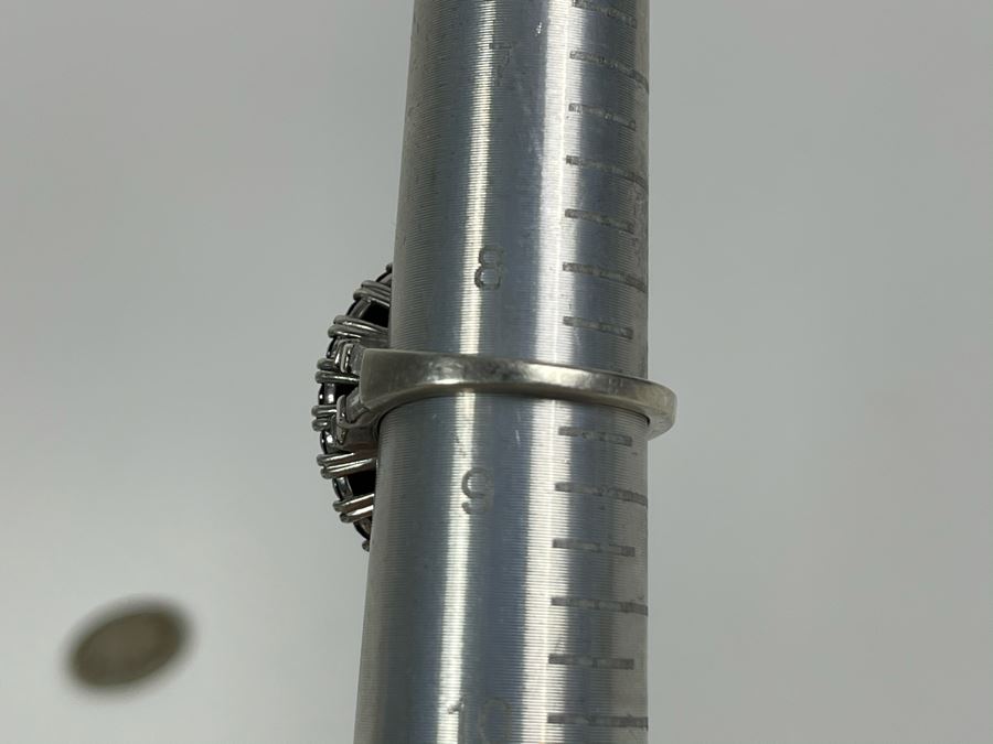Sterling Silver Ring Size 8.5 9g [Photo 7]