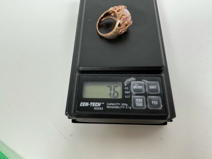 Sterling Silver Ring Size 7.5 7.6g [Photo 9]