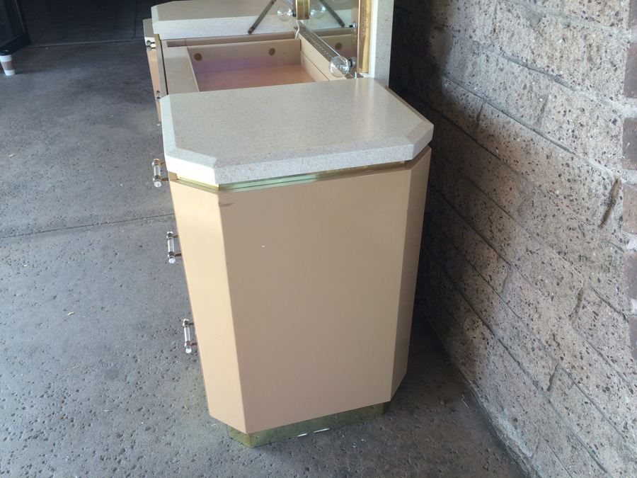 Hollywood Regency Vanity and Side Table [Photo 11]