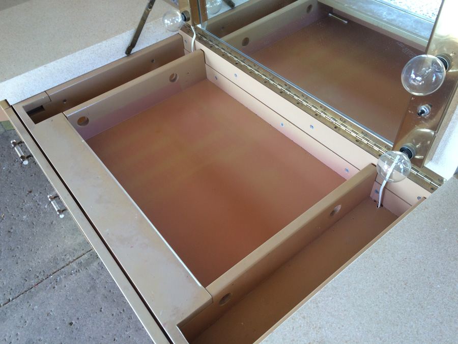 Hollywood Regency Vanity and Side Table [Photo 7]