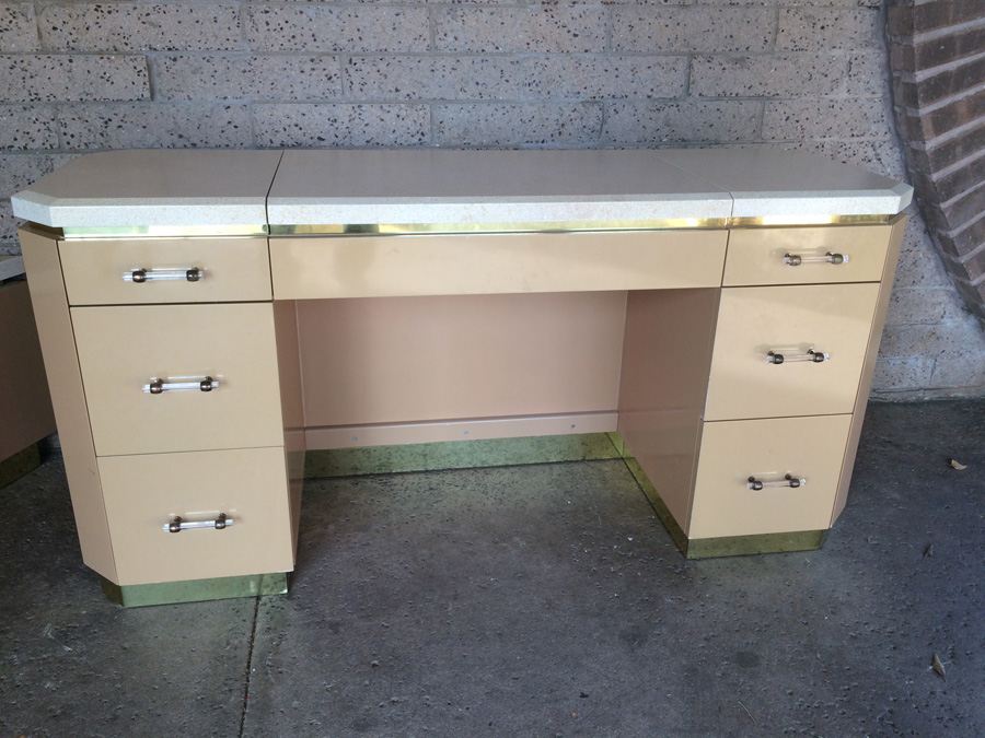 Hollywood Regency Vanity and Side Table [Photo 20]