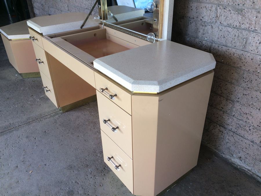 Hollywood Regency Vanity and Side Table [Photo 10]